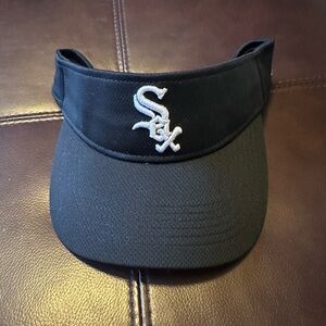 Black White Sox Visor